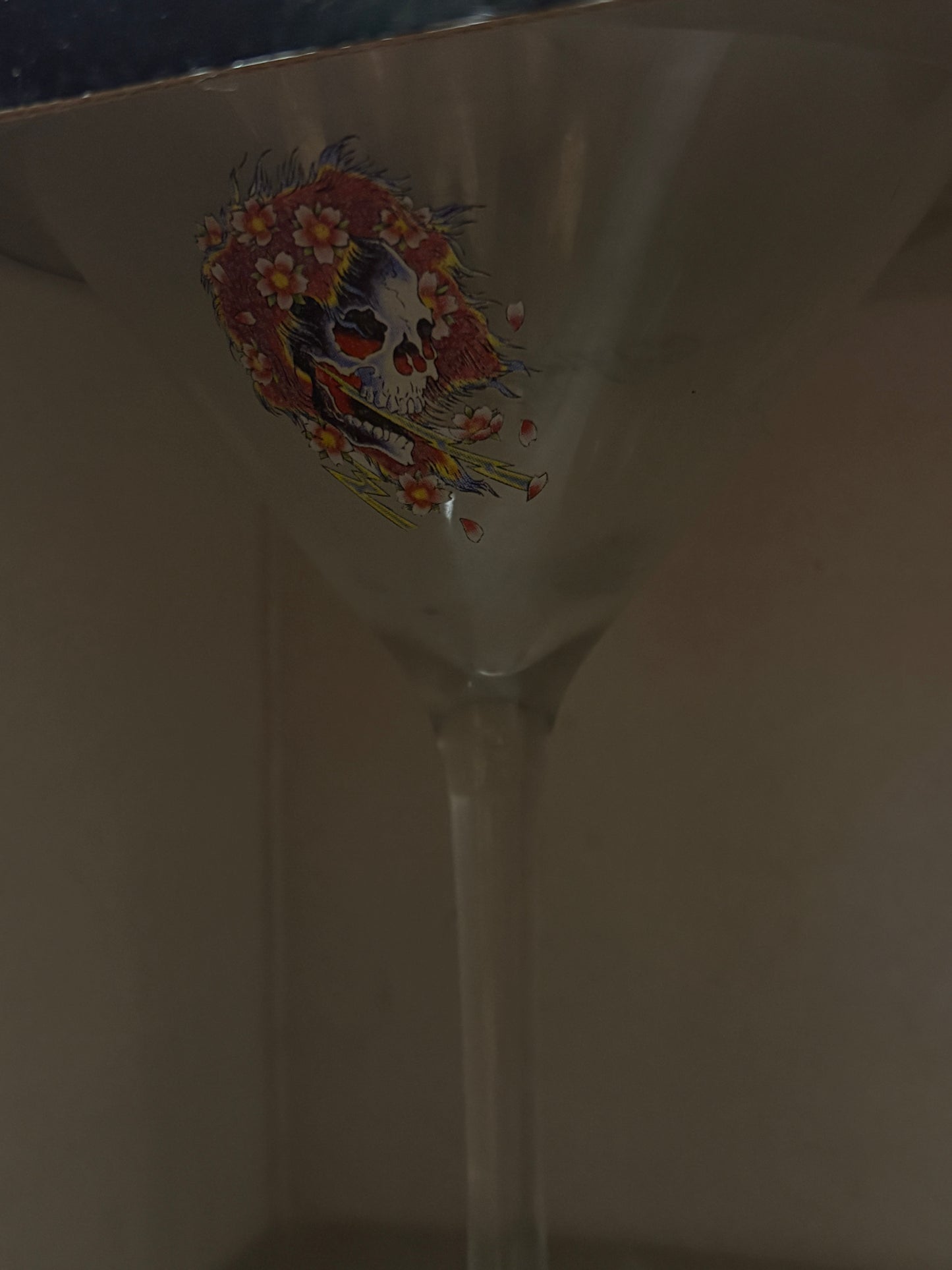 Ed Hardy Mixer And Martini Glass Set