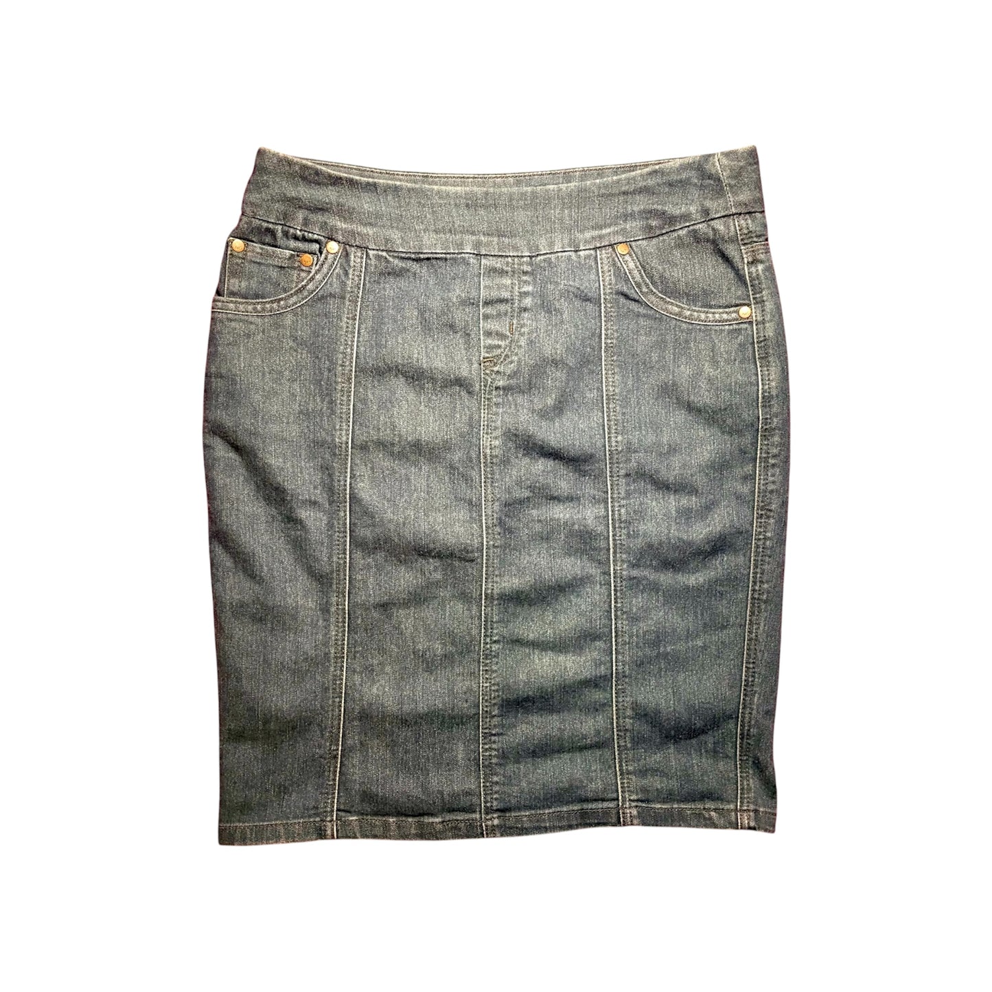 Low rise denim pencil skirt Denver Hayes