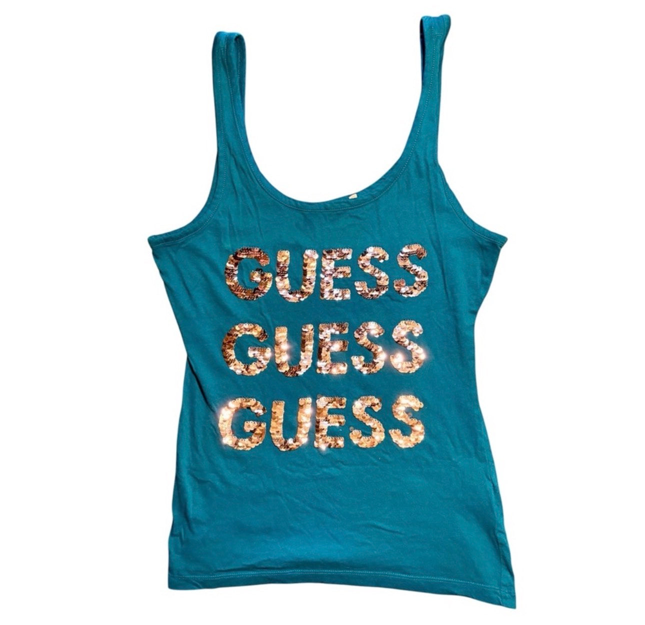 GUESS Sequinned tank top