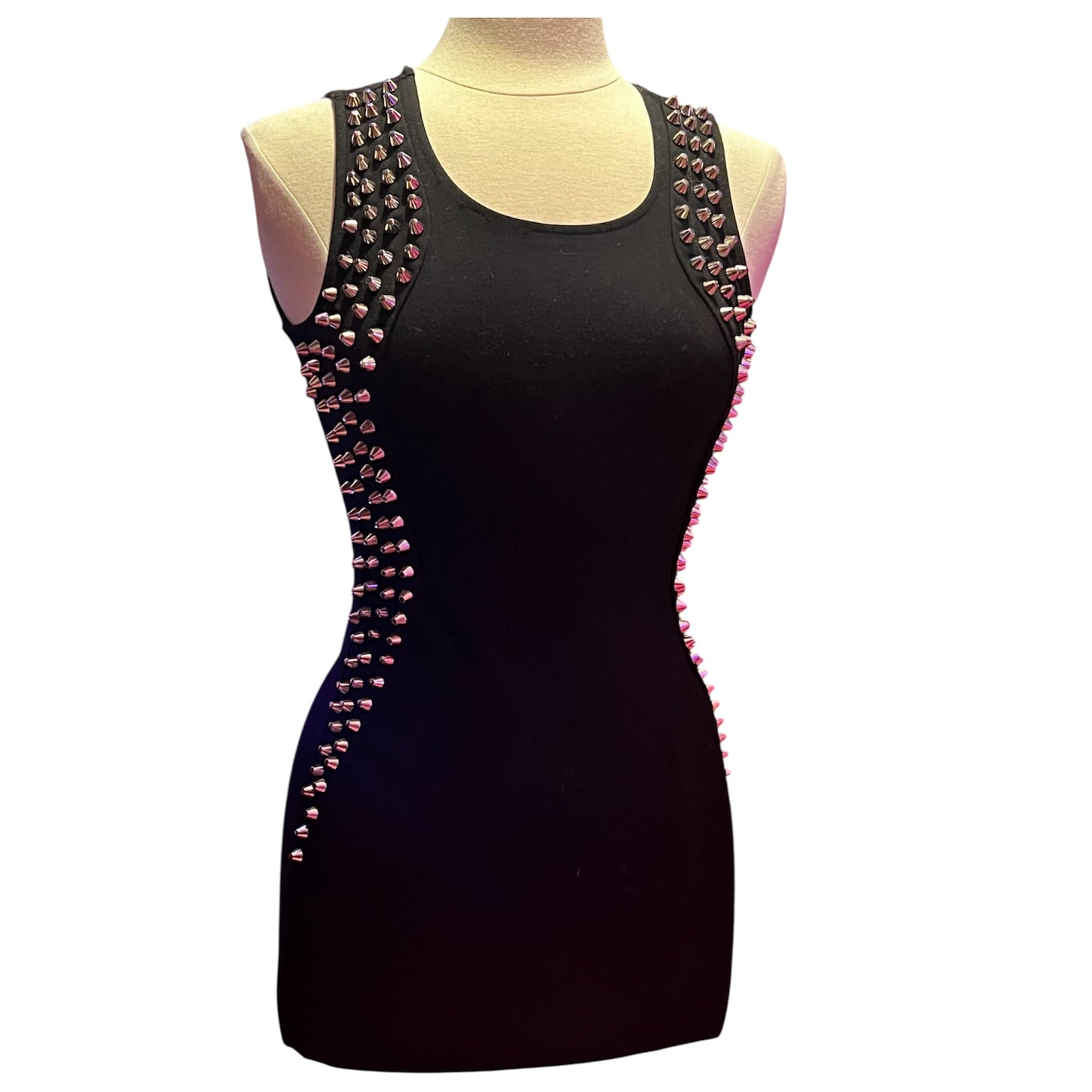Studded Mini Dress
