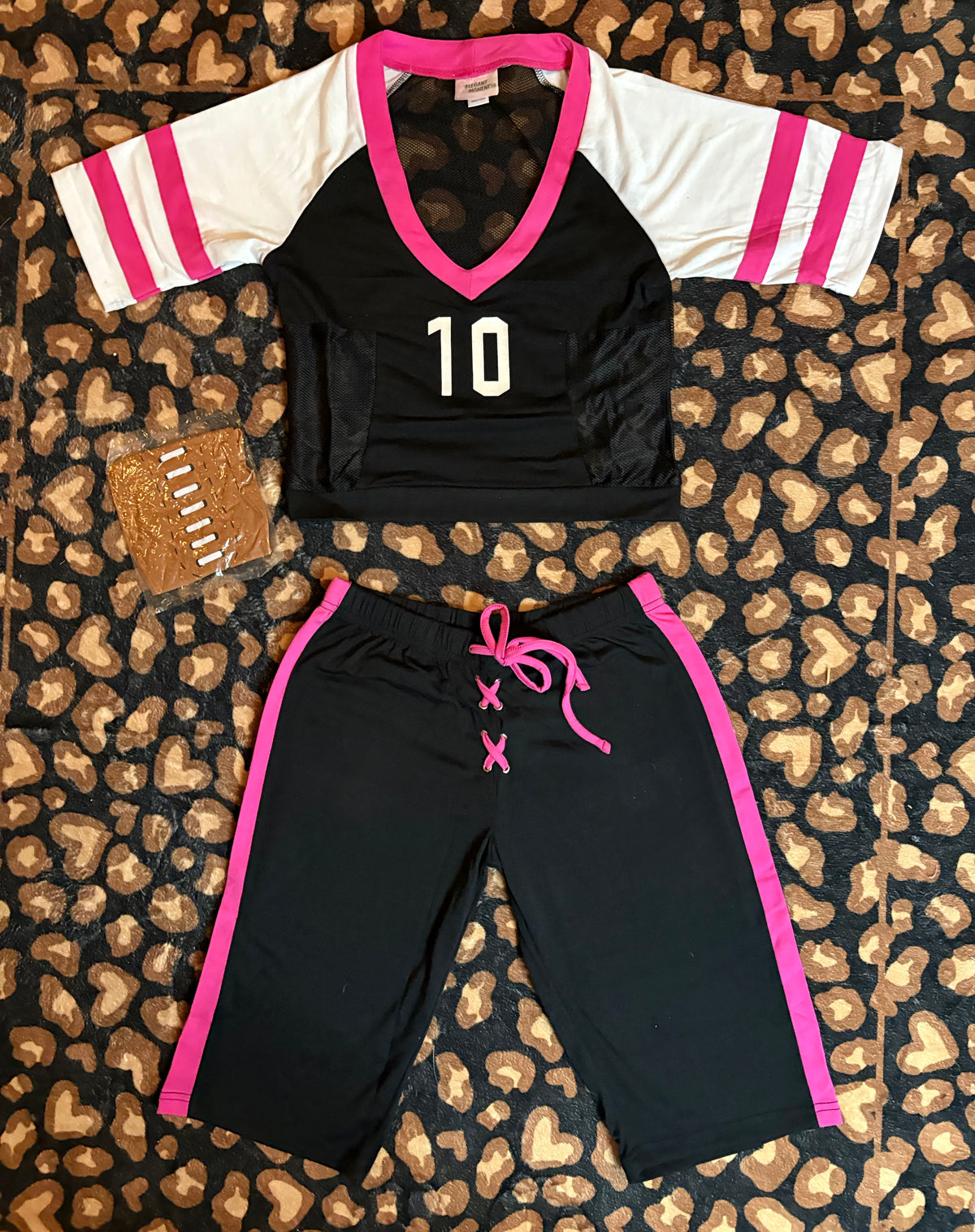 Y2K DEADSTOCK- Footballer Halloween Costume Set