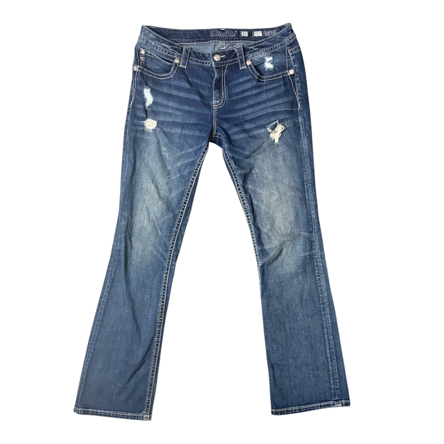 Miss Me Distressed BootCut Jeans