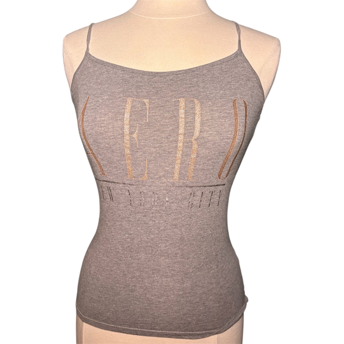 Aeropostale Glitter Logo Tank Top