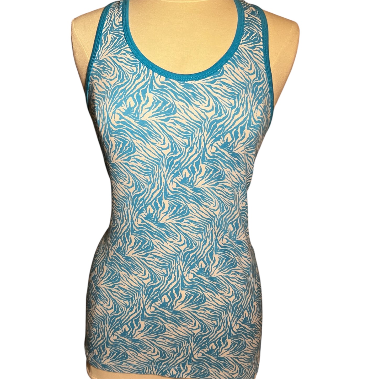 Zebra Print Tank Top