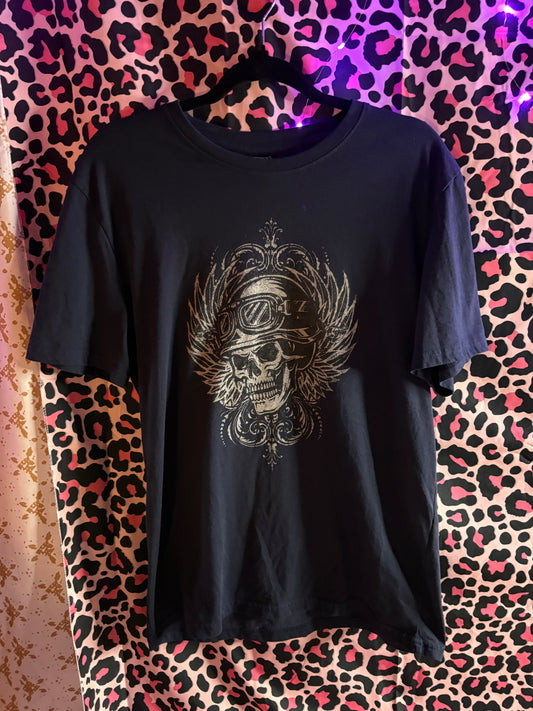 MENS-Action Apparel Skull Tee