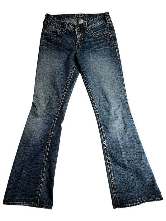 Silver Classic Flared Jeans