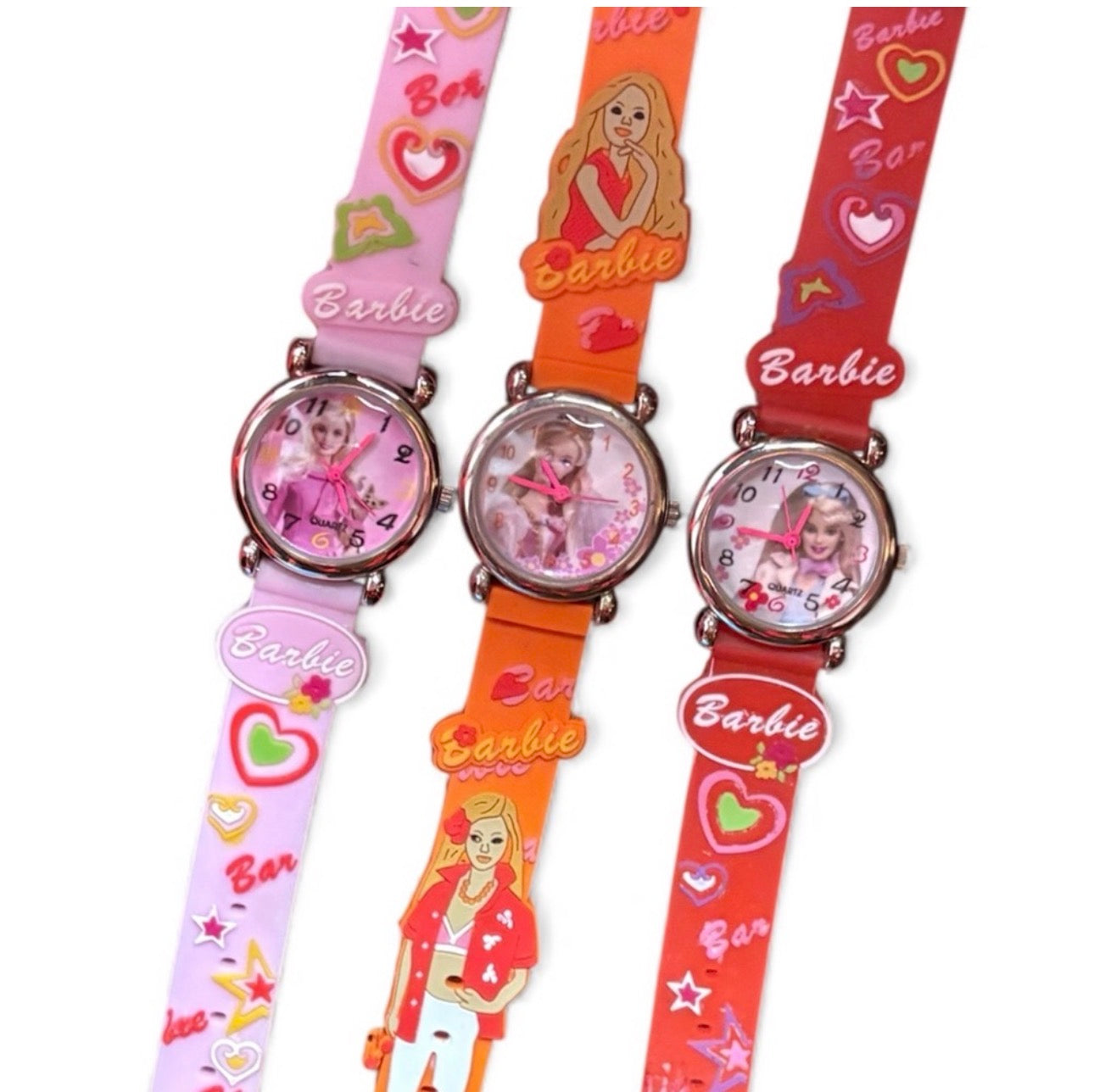 Set of 3 vintage Barbie watches