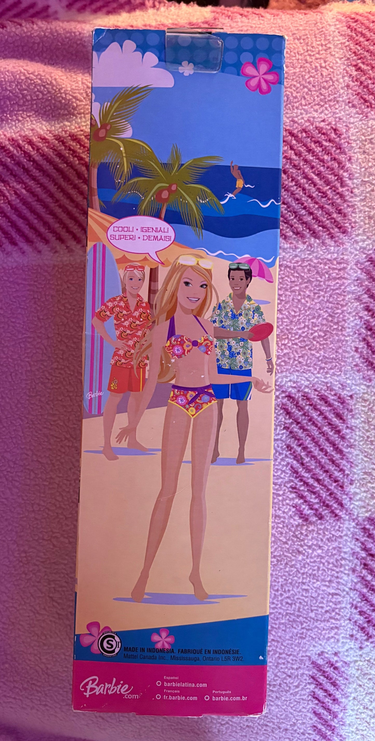 Barbie- NIB 2007 surfs up bikini doll