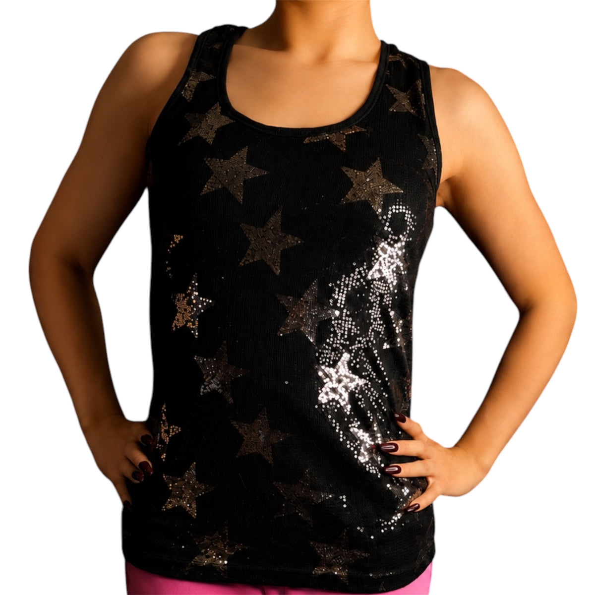 Sequinned Tank-UltraFLIRT