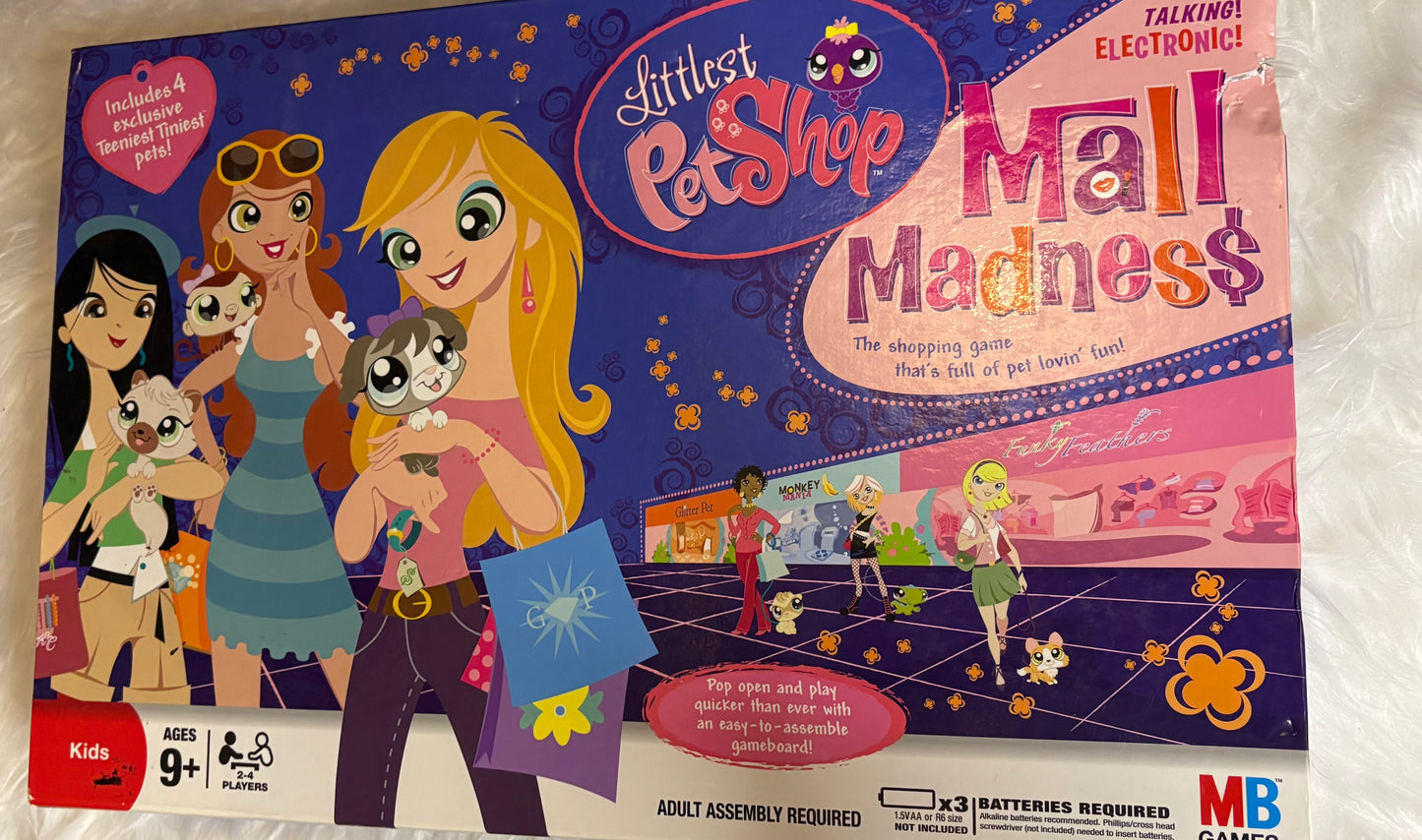 Littlest Petshop 2008 Mall Madness board game