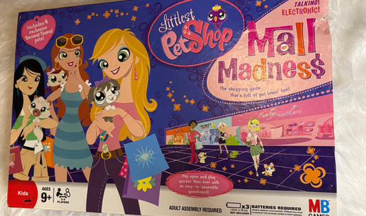 Littlest Petshop 2008 Mall Madness board game