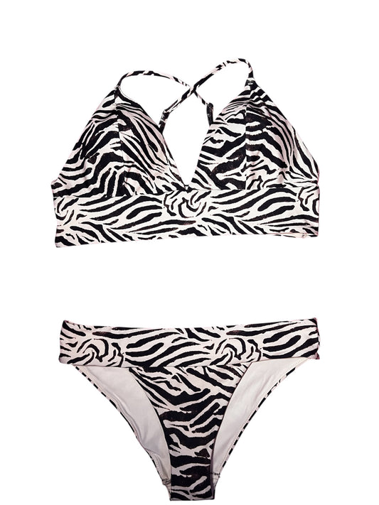 Zebra Print Bikini Set