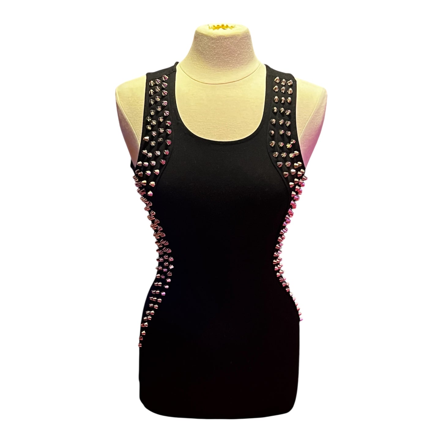 Studded Mini Dress