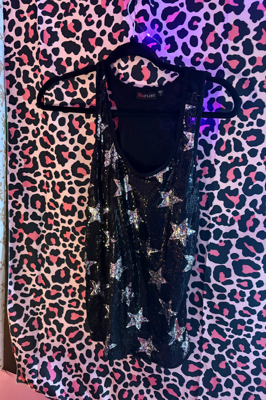 Sequinned Tank-UltraFLIRT