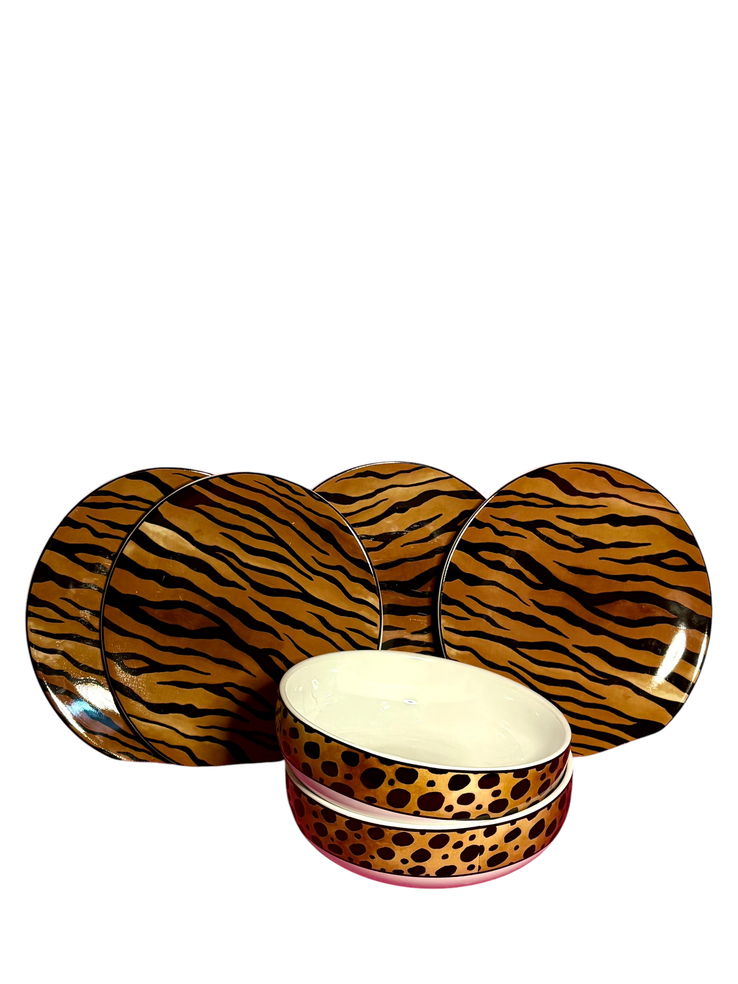 Animal Print Dinnerware Set