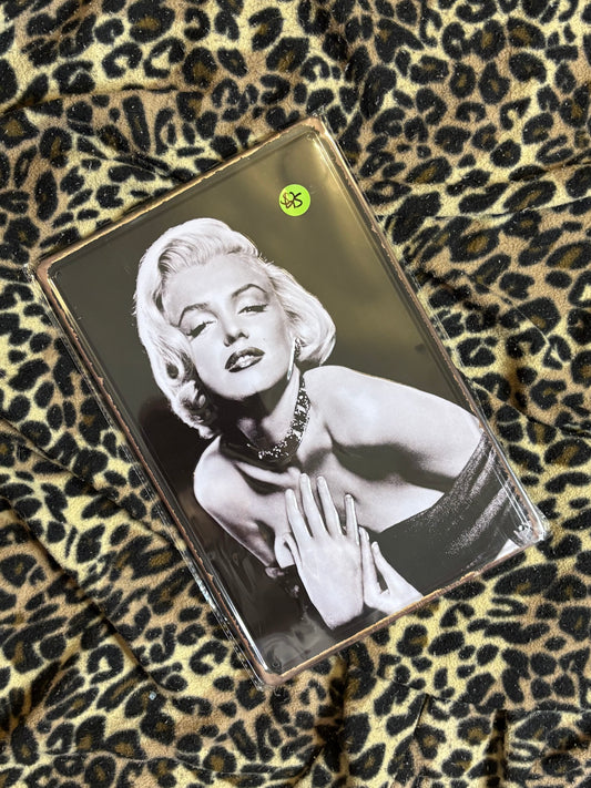 Marilyn Monroe Metal Wall Sign-Sealed Package