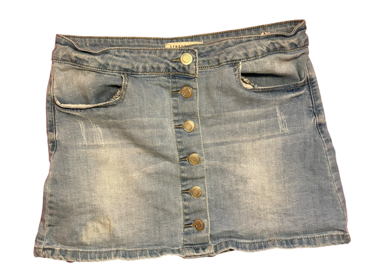 SWS Button Up denim mini skirt