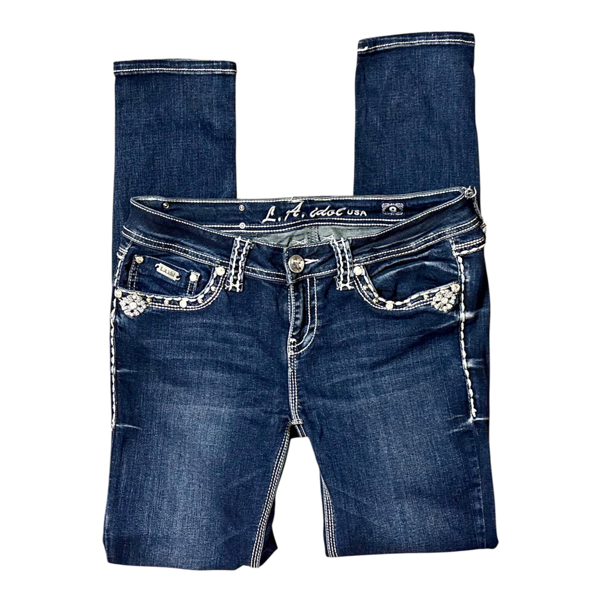LA IDOL Low Rise Jeans