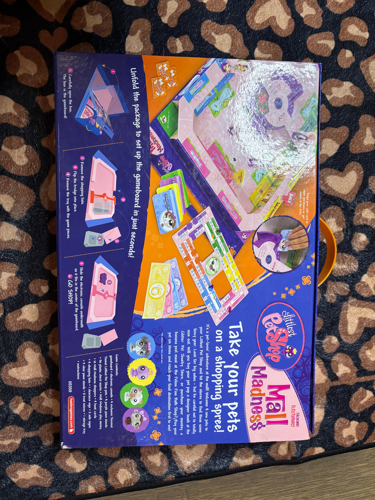 Littlest Petshop 2008 Mall Madness board game