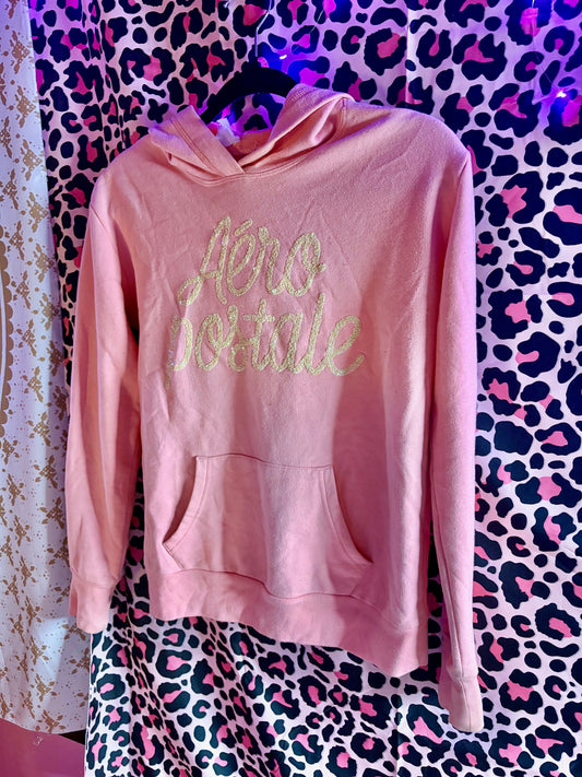 Aeropostale Sequinned Logo Hoodie