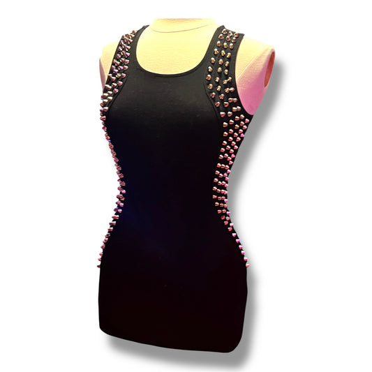 Studded Mini Dress