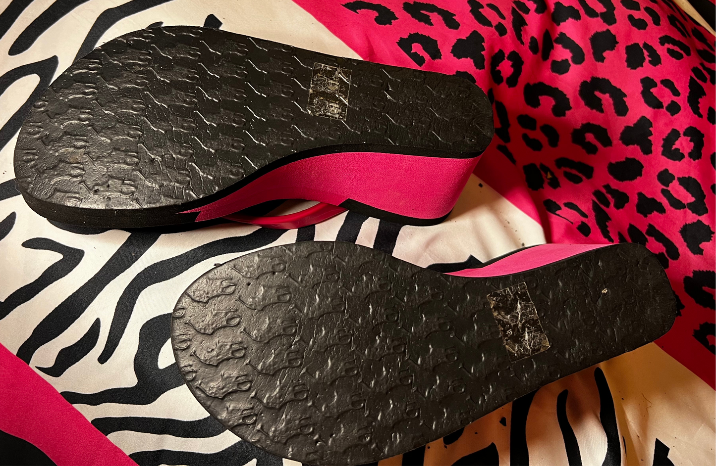 U.S POLO Platform Flip Flops