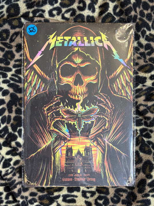 Metallica Metal Wall Sign -Sealed Package