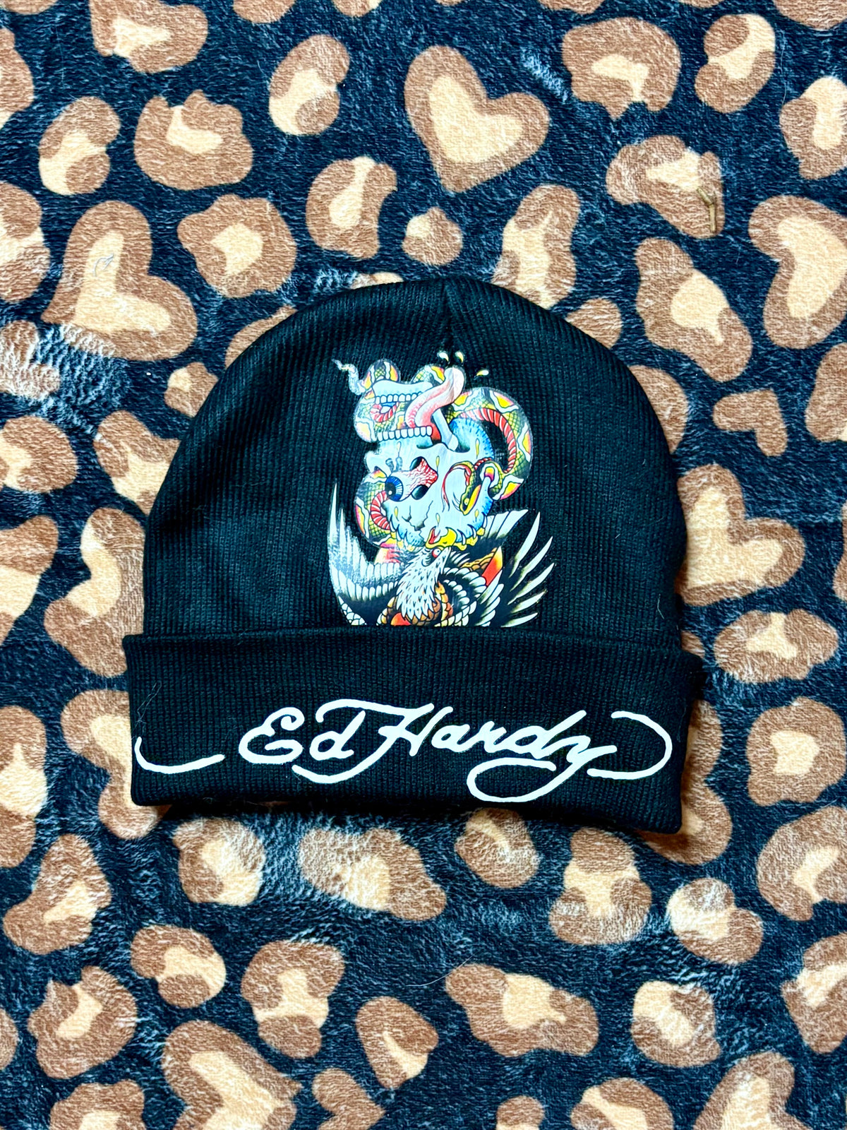 Ed Hardy black beanie