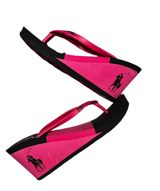 U.S POLO Platform Flip Flops