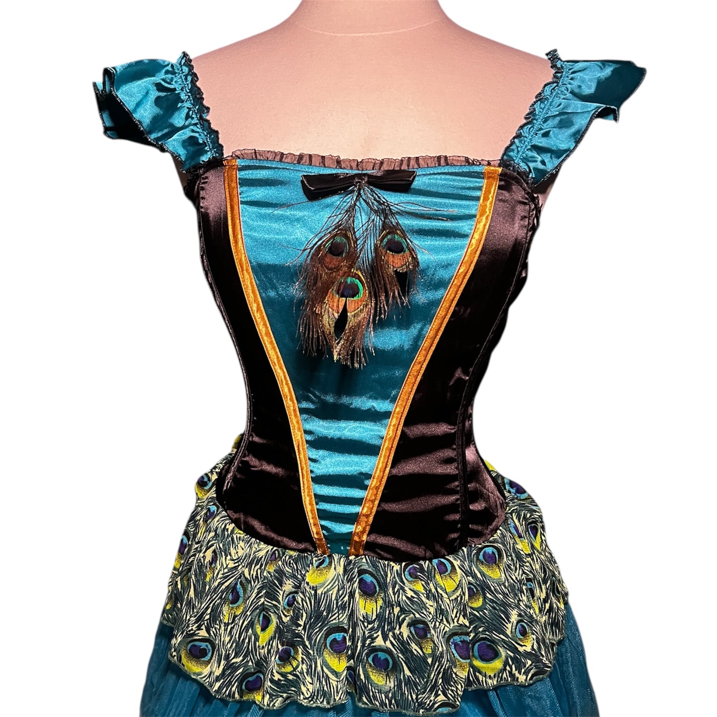 Peacock Princess Costume Dress
