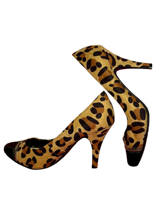 Fergalicious Leopard Print Heels