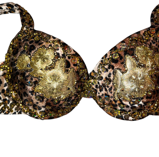Leopard Print Costume Bra