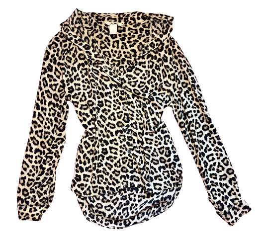 Chic Leopard Print Blouse