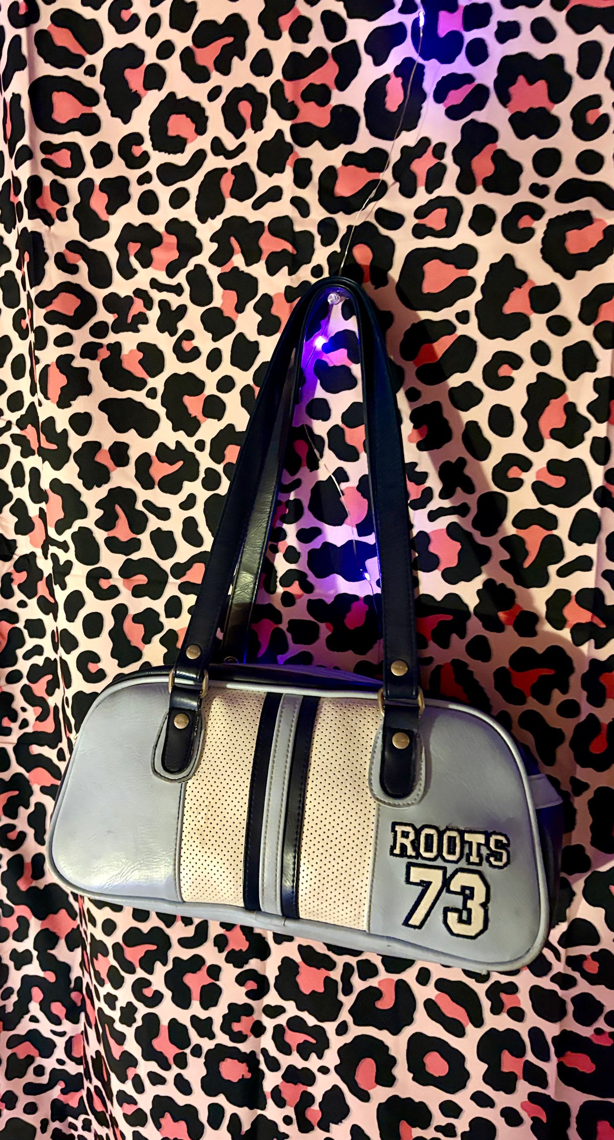 Baby Blue Roots Sporty Bag
