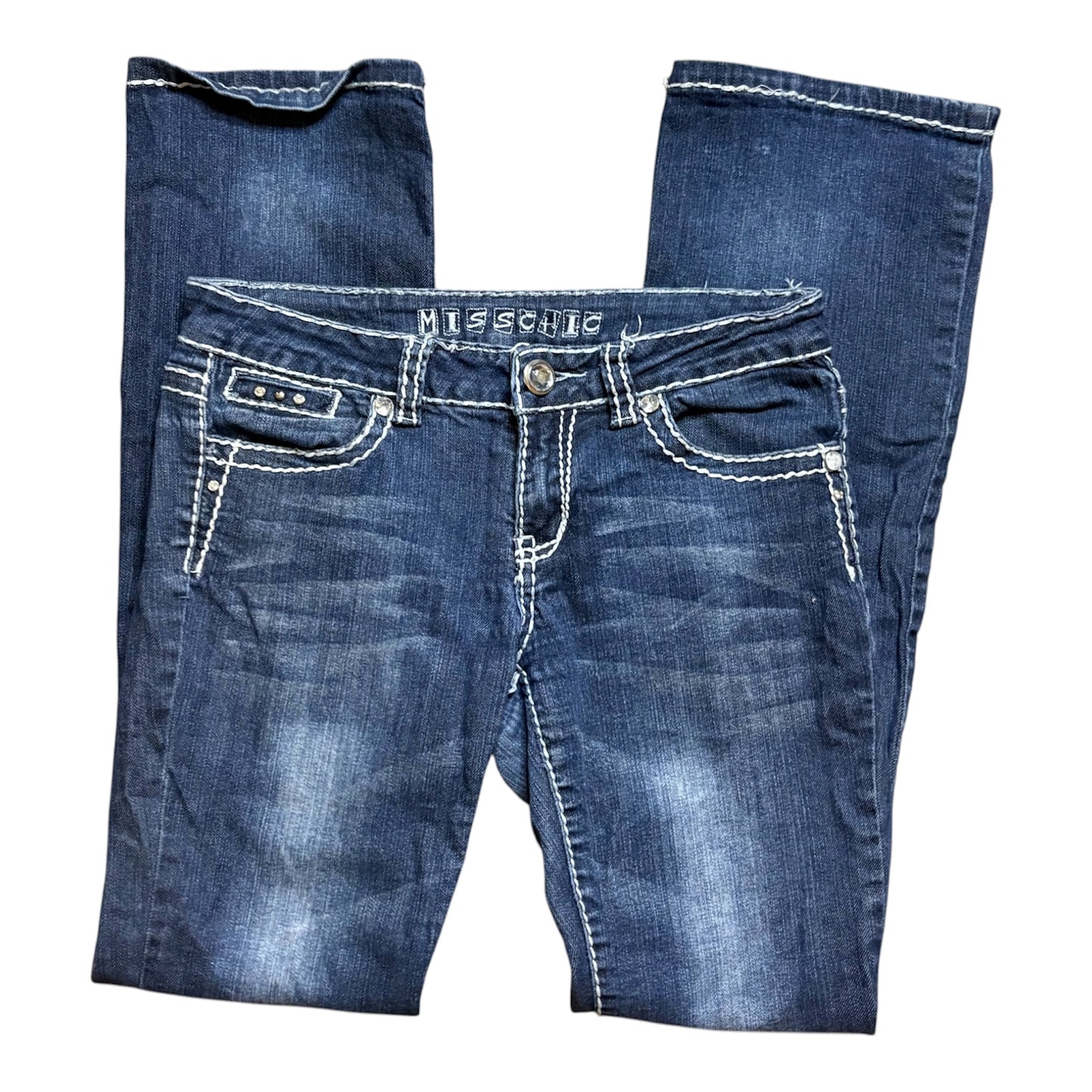 Miss Chic Bootcut Embellished Jeans