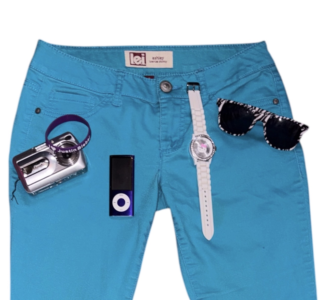 Leis ultra low rise skinny jeans -scene queen style