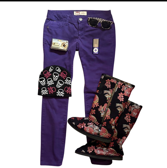 Leis ultra Low rise Skinny Jean-scene queen style