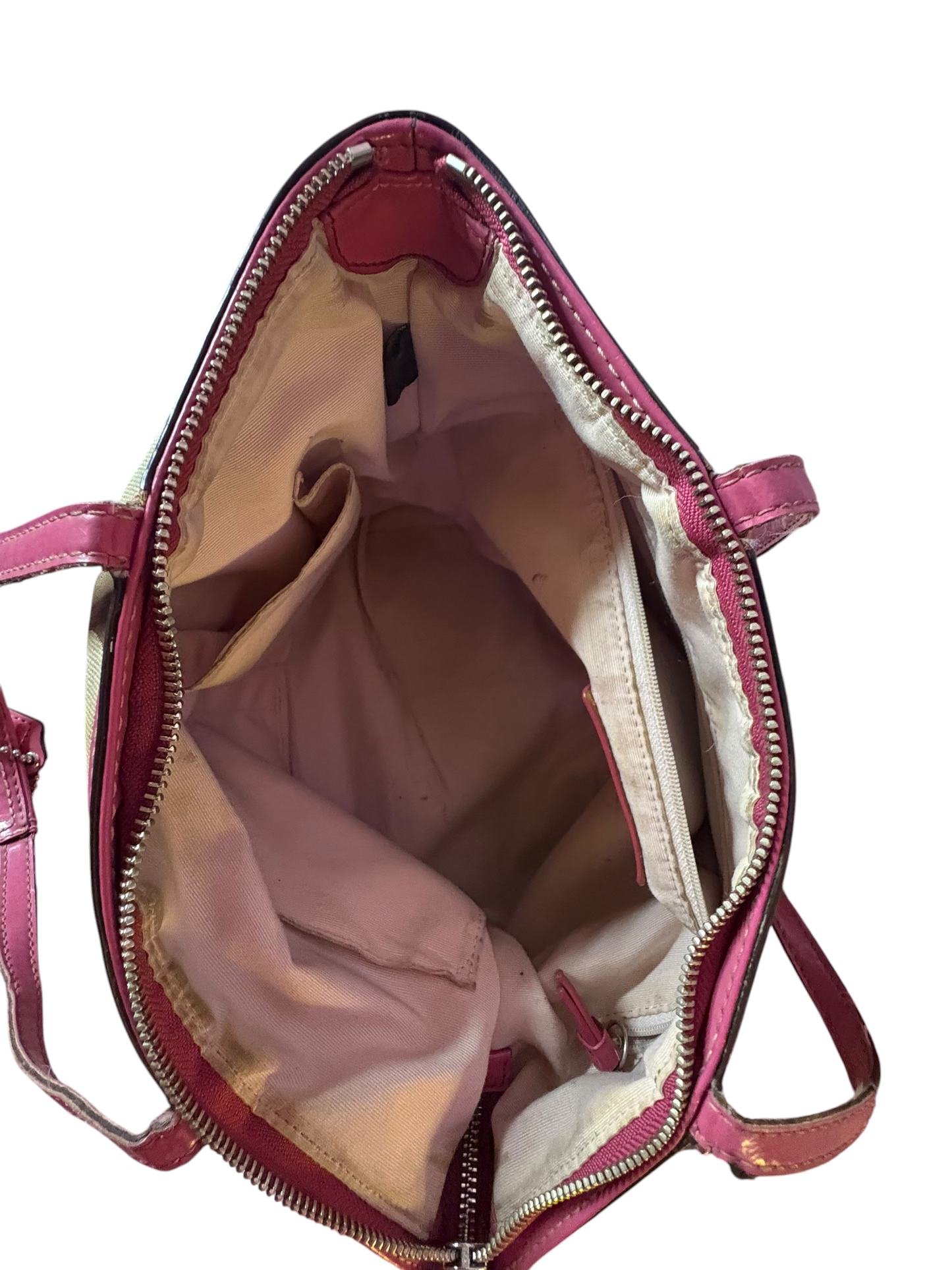 Coach Pink Detailed Tote Bag