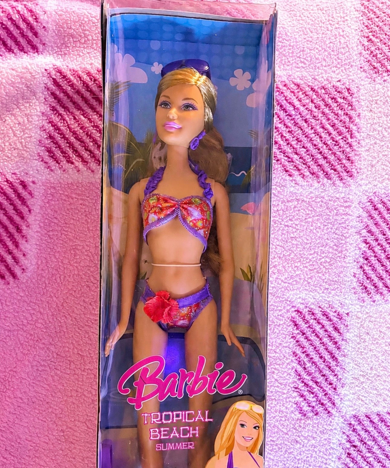 Barbie- NIB 2007 surfs up bikini doll