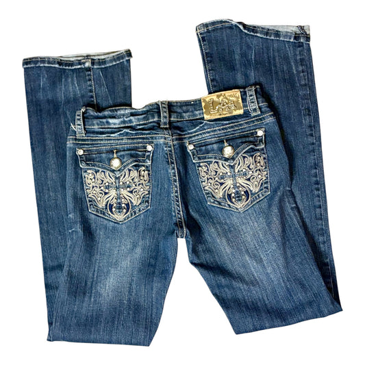 LA Idol Bootcut Embellished Jeans