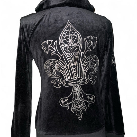 Seven7 Velour Zip Up