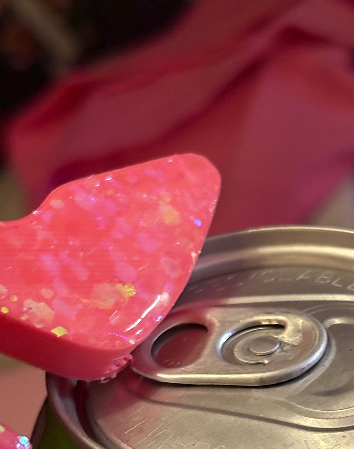 ithrift2000s factory  - Functional Pink High Heel Sparkley Shoe Drink Can Bag Charm