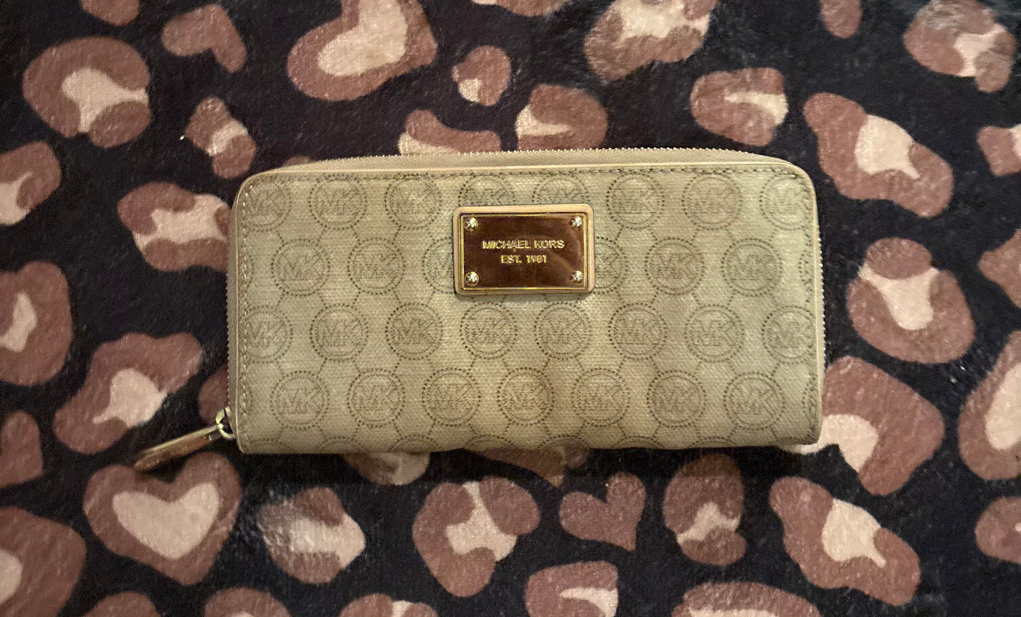 Tuscan Core Micheal Kors Zip Around Wallet