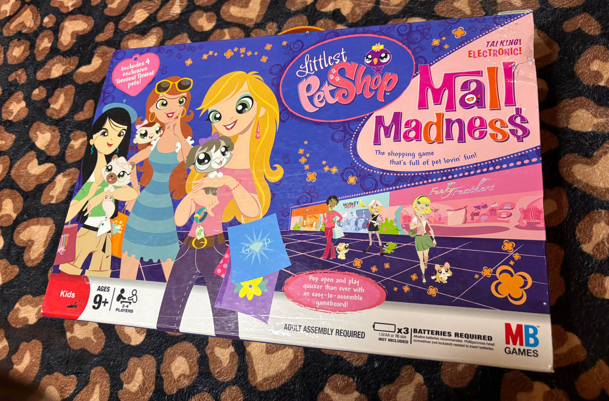 Littlest Petshop 2008 Mall Madness board game
