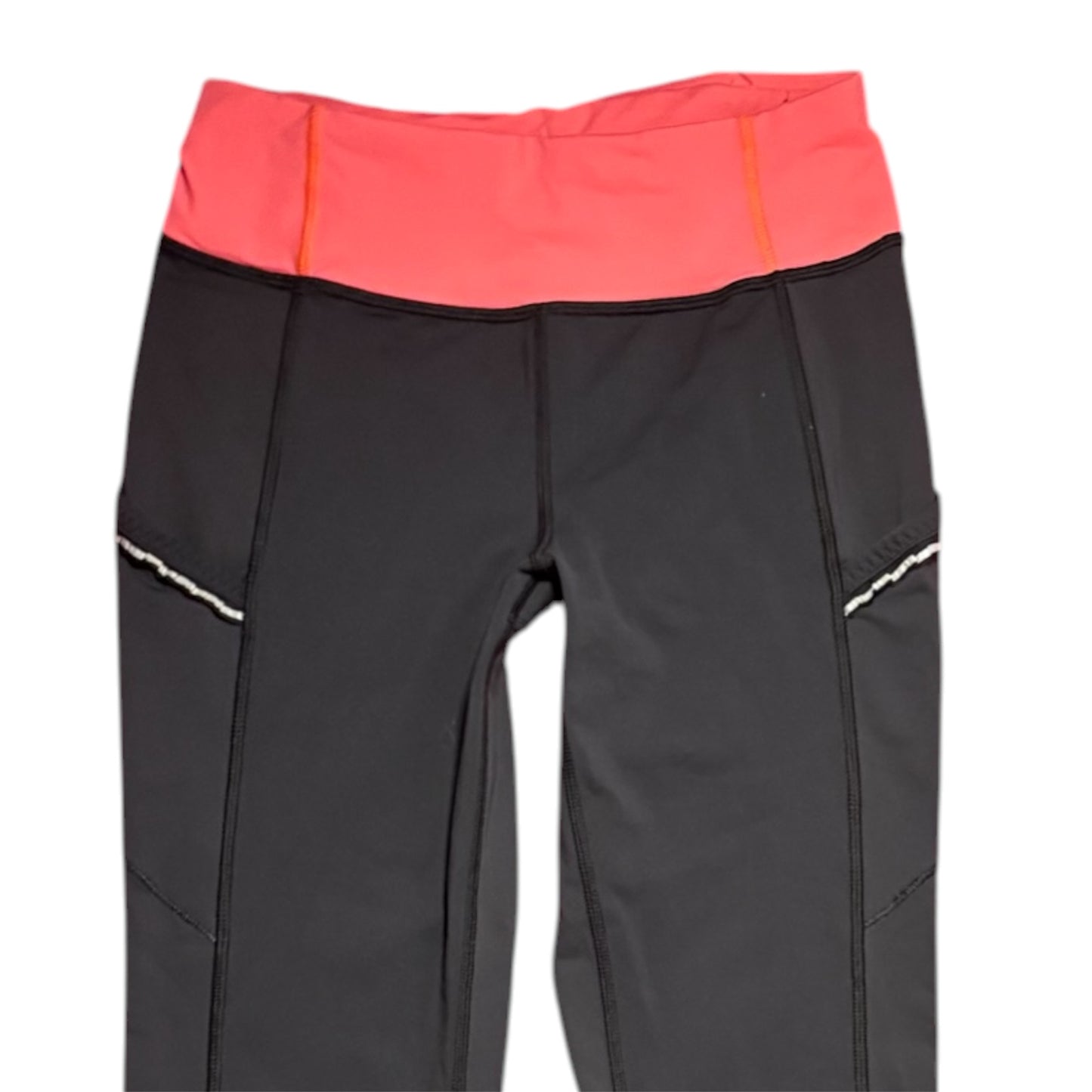 Original Low rise Lululemon flared yoga pants frilly pocket detailing