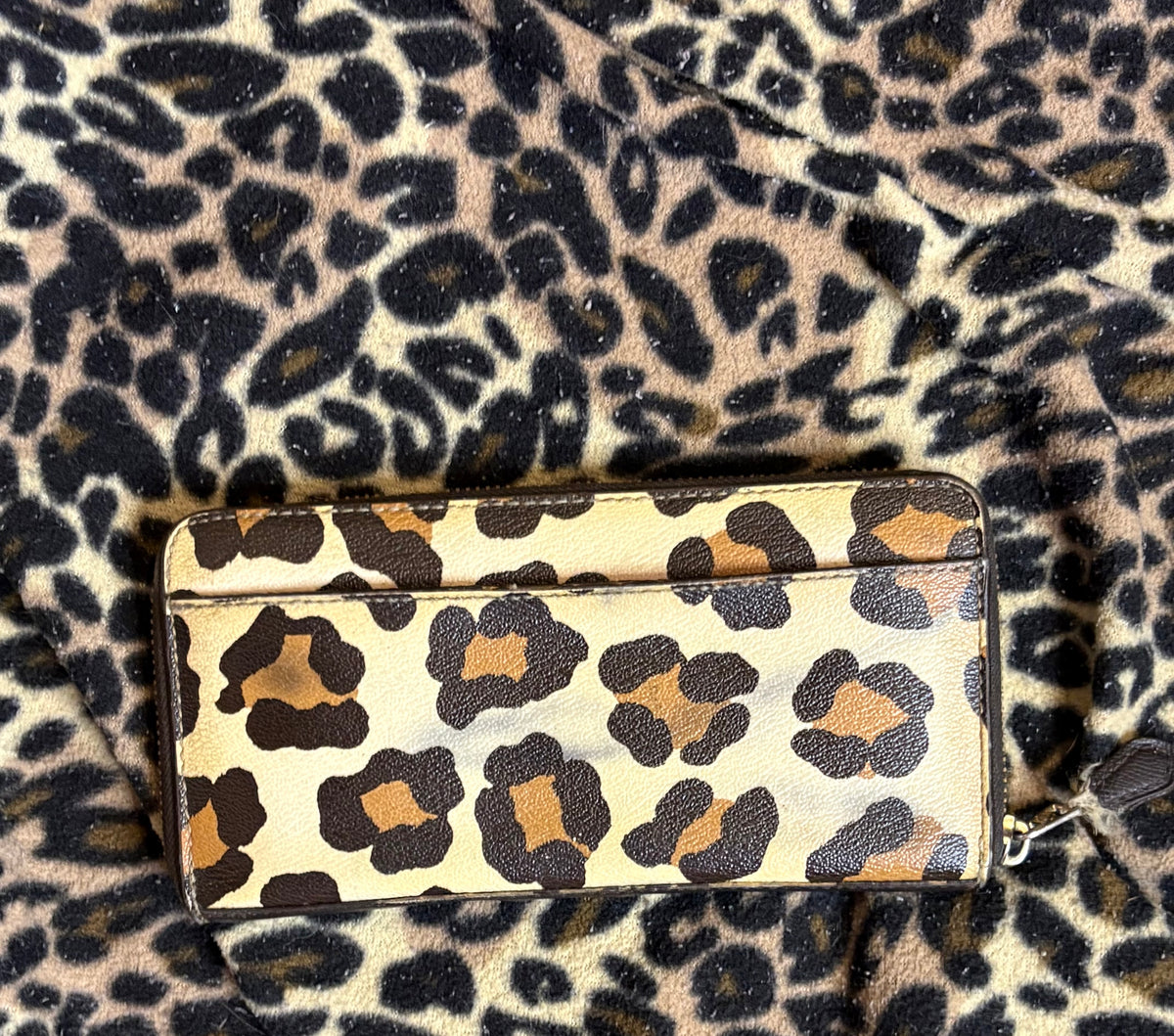 COACH Leopard Print wallet